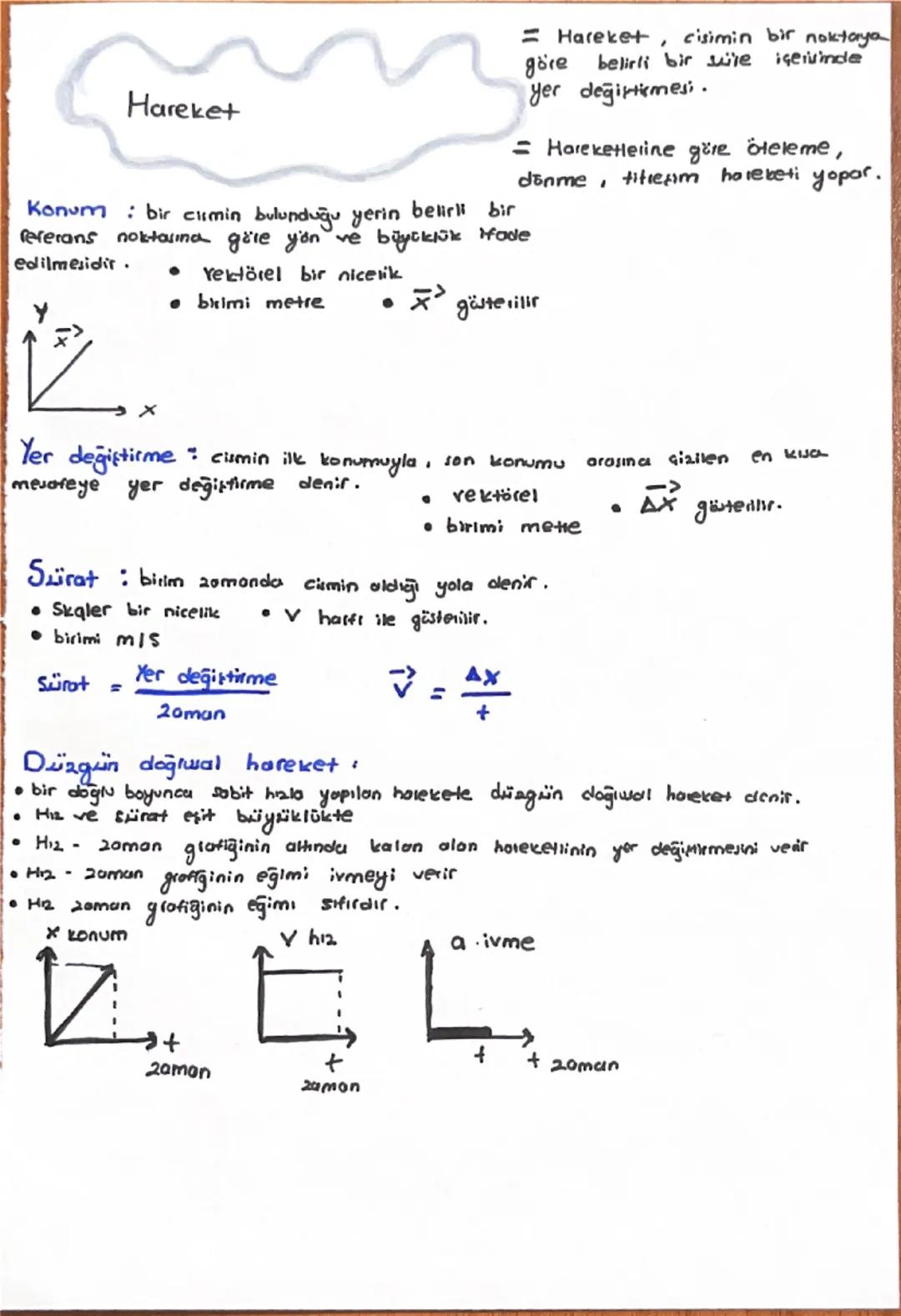 # Hareket

=
=
Hareket
cisimin bir noktaya
göre belirli bir süre içerisinde
yer değiştirmesi.
Hareketlerine göre öteleme,
dönme, titreşim ha