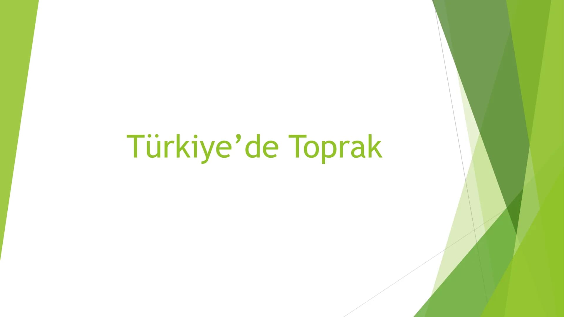 TÜRKİYE'DE SU, TOPRAK
VE BİTKİ 3ve4. zama
Türkiye'nin Akarsuları
Kaynakları yüksek dağlık sahalardır.
Yatak eğimleri fazladır.
Bu yüzden;
1.