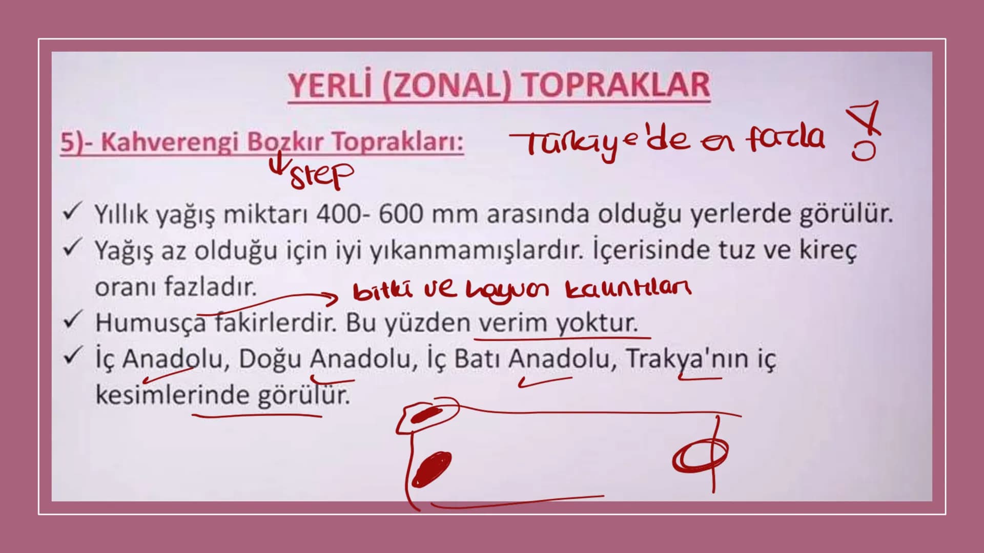 TÜRKİYE'DE SU, TOPRAK
VE BİTKİ 3ve4. zama
Türkiye'nin Akarsuları
Kaynakları yüksek dağlık sahalardır.
Yatak eğimleri fazladır.
Bu yüzden;
1.