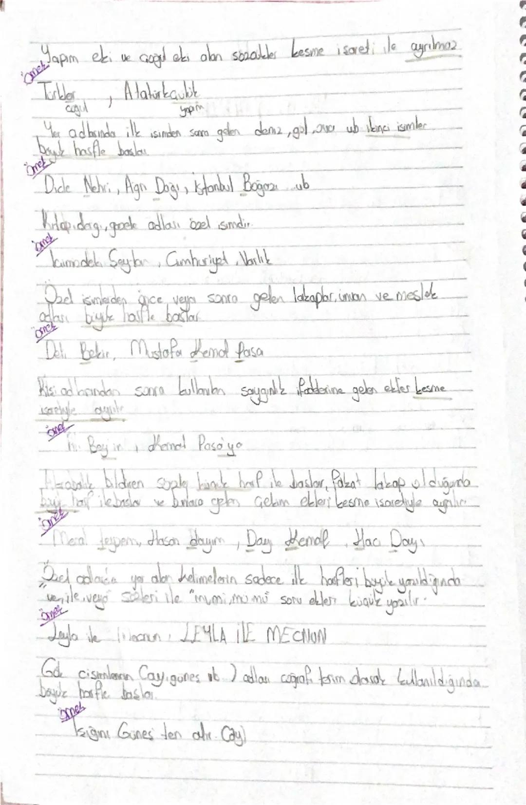 YAZIM KURALLARI
Cumleler boyuk haifle baabs ancak sıral cuntelerde noeld. virgulden.
Sonra gelen combe özel ismle baslanyasa cumle biruk has