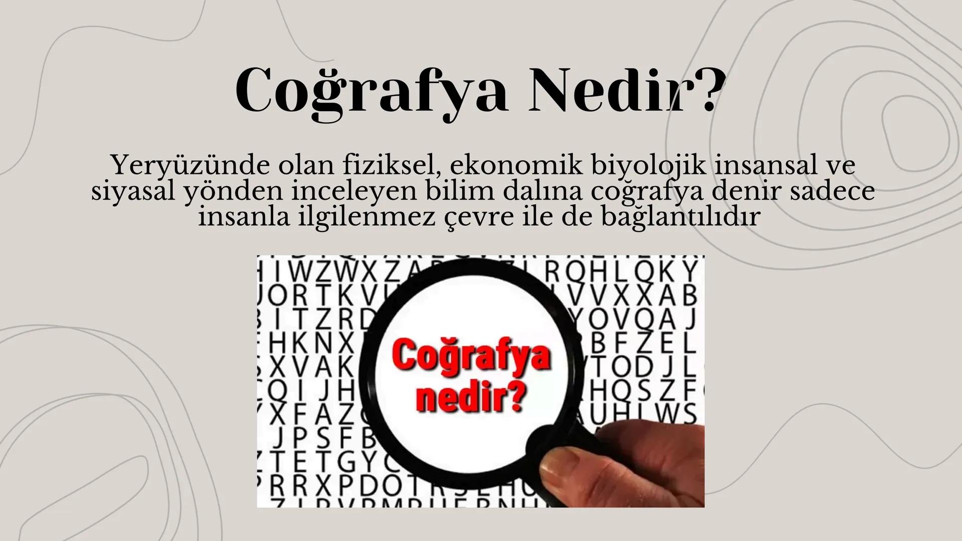 COĞRAFİ
KONUM COGRAFKONUM
Coğrafyada konum mutlak ve göreceli olmak üzere2 ye ayrılır.
mutlak konum: Dünyada bir yerin enlem boylamınal
bakı