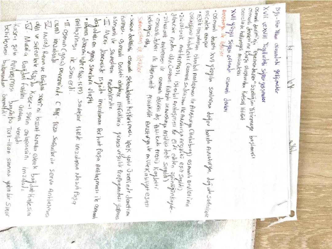 11. Sınıf Tarih Ders Notları