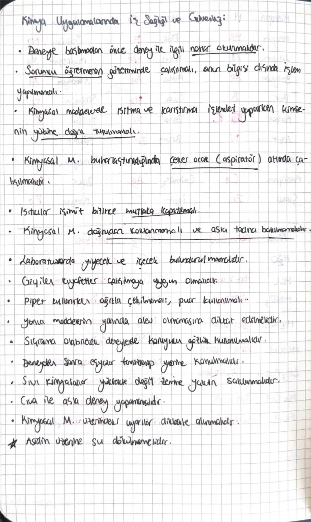 # 1. Unite

# Kimya Bilimi

Simya ve Simyacıların özellacleli

- Simyacılar, çalışmalarında deneme - yanıma yöntemini kullanmistr.
- Simyacı