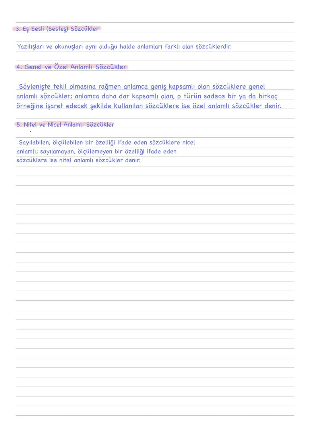 8. Sınıf Sözcükler Arası Anlam İlişkileri

1.Eş Anlamlı (Anlamdaş) Sözcükler

Yazılışları ve okunuşları farklı, anlamları aynı olan sözcükle