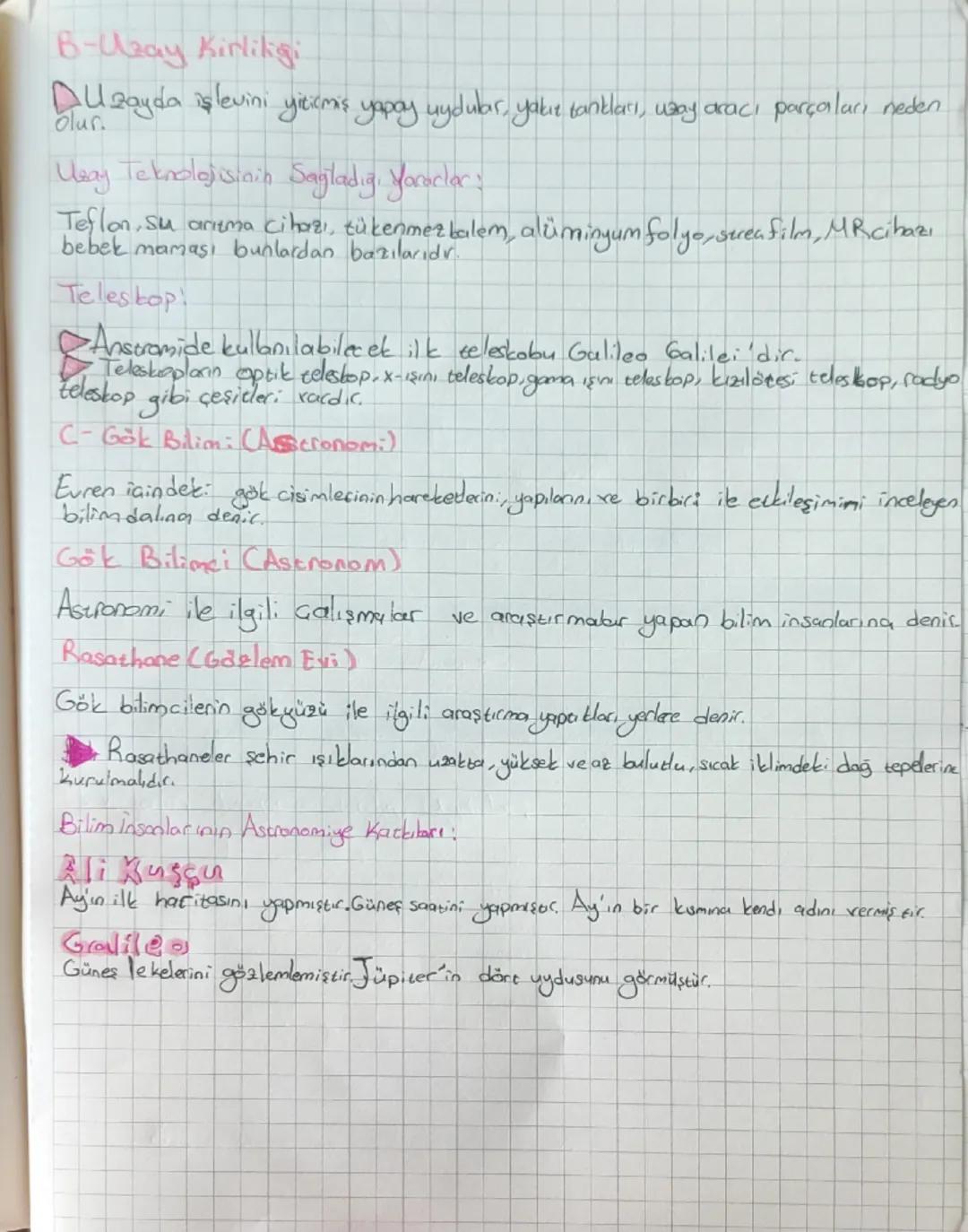 # FEN BİLİMLERİ
# 4. ÜNİTE GÜNEŞ SİSTEMİ VE ÖTESİ

A-Uzay Araştırmaları:

Uzay İstasyonu:
Astronot ve Bilim insanların uzayda uzun süre kalm