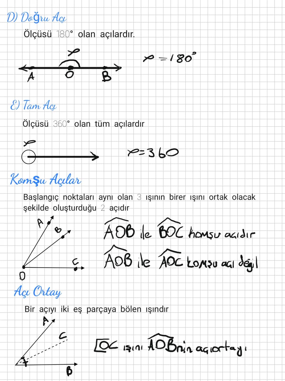 Act Ceşitleri
A) Dar Aci
Ölçüsü ile 90° arasında olan açılardır.
<><
I
0
B) Dik Ac
Ölçüsü 90° olan açılardır
x=90
ters T harfi açının
dik ol