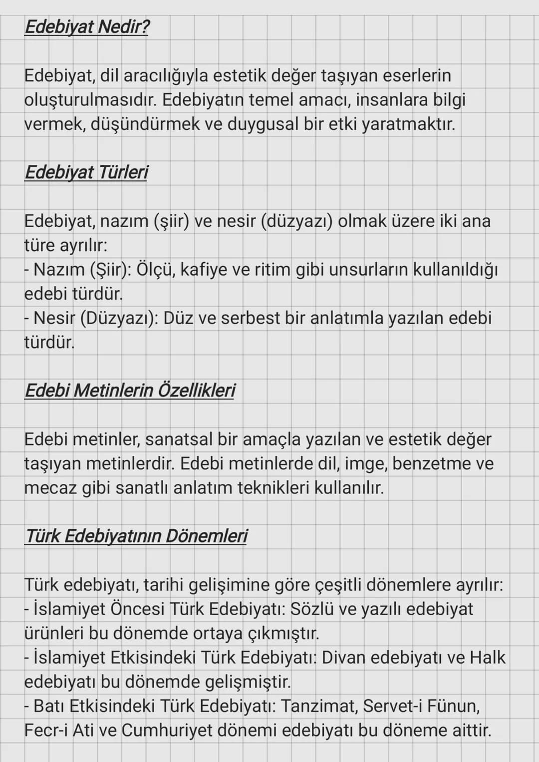 Türk Dili ve Edebiyatına Giriş
Türk Dili ve Edebiyatı Nedir?
Türk Dili ve Edebiyatı, Türk dilinin yapısını, tarihini ve edebi
eserlerini inc