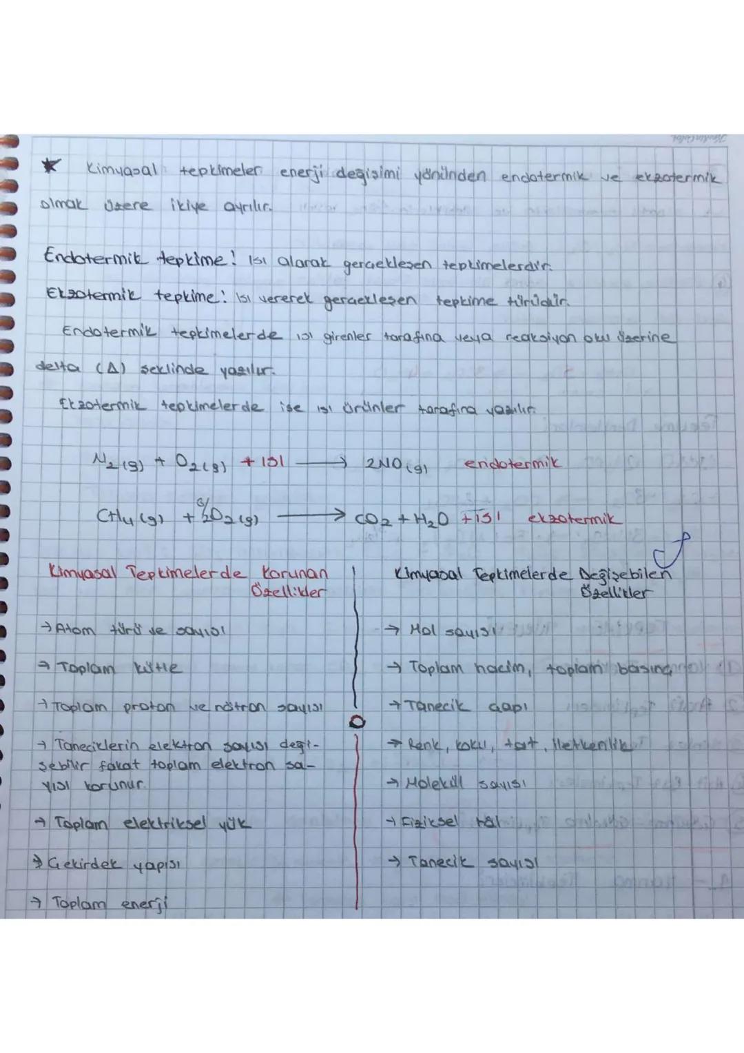 KIMYASAL TEPKİMELER VE DENKLEHLER HESAPLAMALAR
Kimyasal tepkime bir ya da daha fazla maddenin etkileşime girerek yeni
maddeler oluşturmavidi