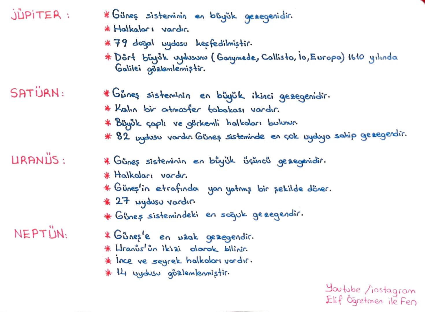 6.SINIF 1.ÜNİTE: GÜNEŞ SİSTEMİ VE TUTULMALAR
1.Bölüm: Güneş Sistemi:
* Güneş, gezegenler, gezegenlerin uyduları, asteroitler ve kuyruklu yıl