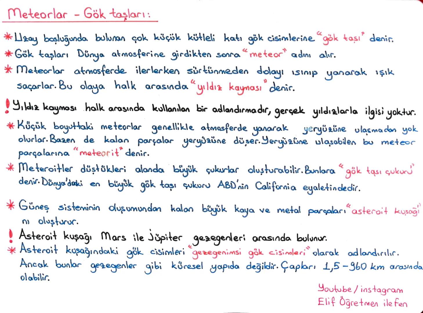 6.SINIF 1.ÜNİTE: GÜNEŞ SİSTEMİ VE TUTULMALAR
1.Bölüm: Güneş Sistemi:
* Güneş, gezegenler, gezegenlerin uyduları, asteroitler ve kuyruklu yıl