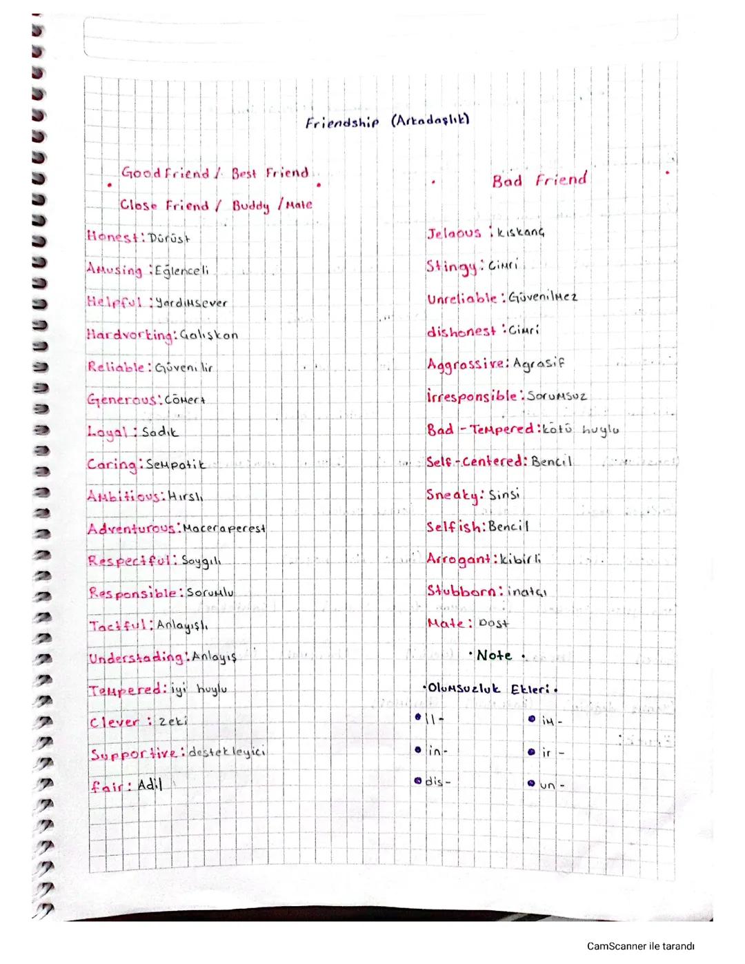 Arkadaşlık Hakkında Bilgiler