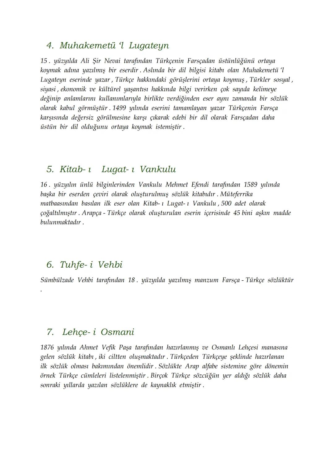 # İLK ÖRNEKLERDEN GÜNÜMÜZE TÜRKÇENİN
# ÖNEMLİ SÖZLÜKLERİ

## 1. Divanü Lügati 't Türk

Bugün bilinen ilk Türkçe sözlük olan Divanü Lügati 't