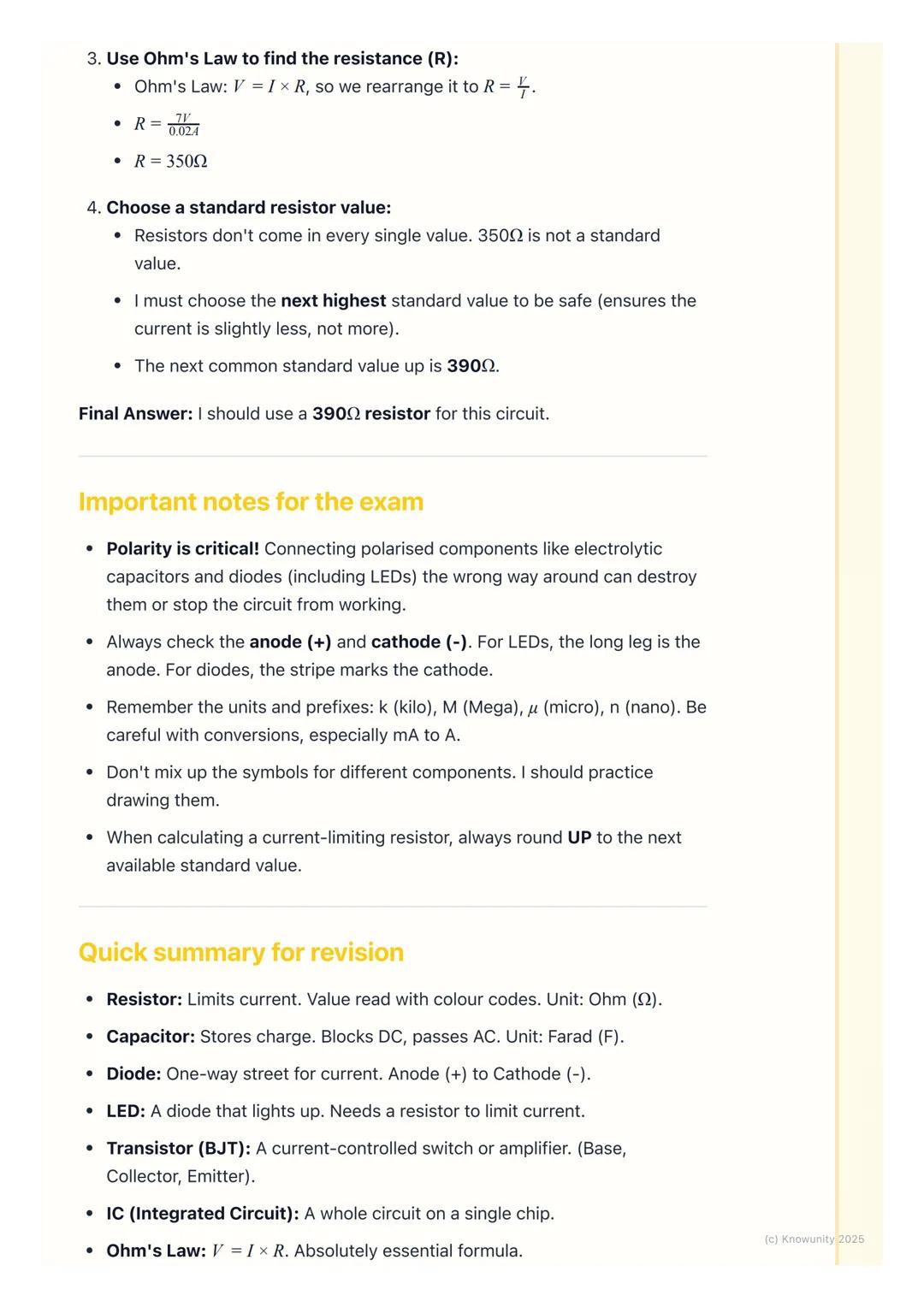# Electronic Components

An introduction to electronic components

Electronic components are the basic building blocks used to create electr