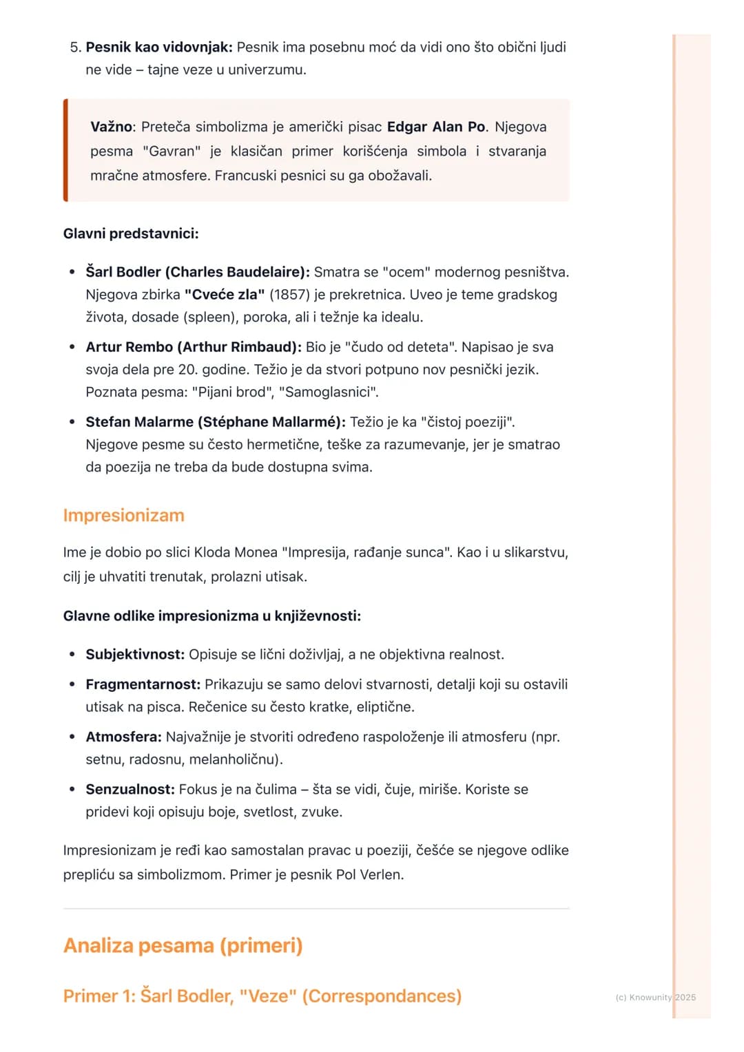 # Moderna u svetskoj
književnosti (Simbolizam i
Impresionizam)

Moderna u svetskoj književnosti: Simbolizam i Impresionizam

Uvod u modernu 