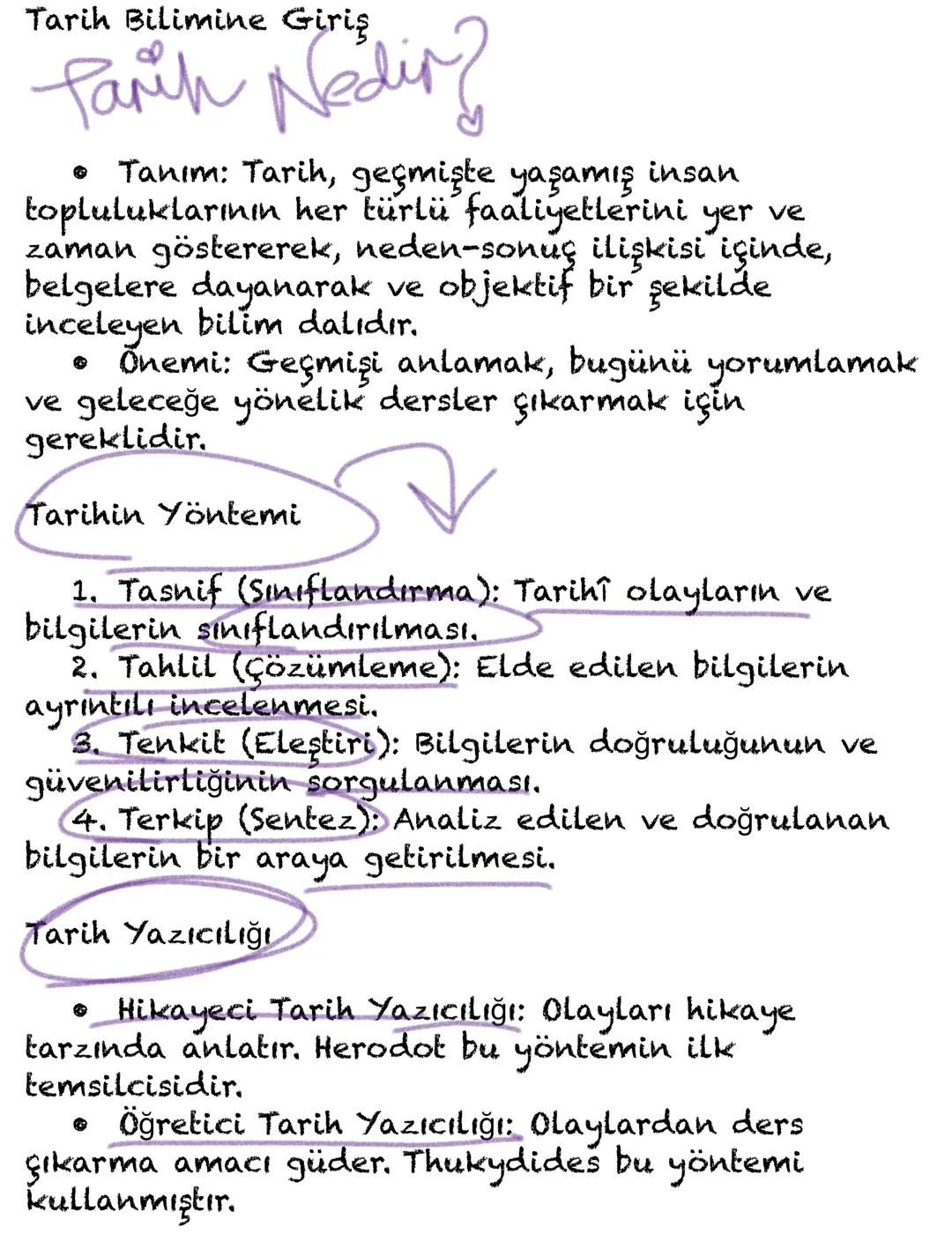 Tarih Bilimine Giriş
Parch Nedir?
• Tanım: Tarih, geçmişte yaşamış insan
topluluklarının her türlü faaliyetlerini yer ve
zaman göstererek, n