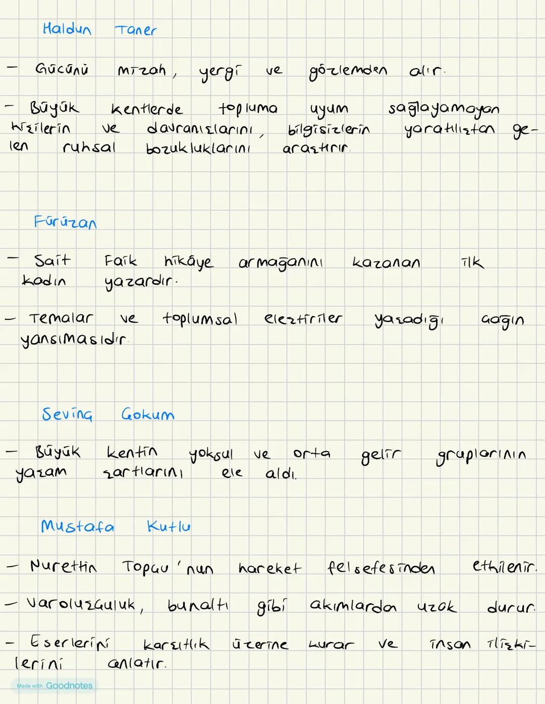 MODERNIST
1960' tan
HIKAYE
болга
toplumsal
Sorunların
кауді
ve
bunalımları
geleneksel
anlatımın
aikarak
Psikolojik
Gözümlemeyle
yol
aatiği
d