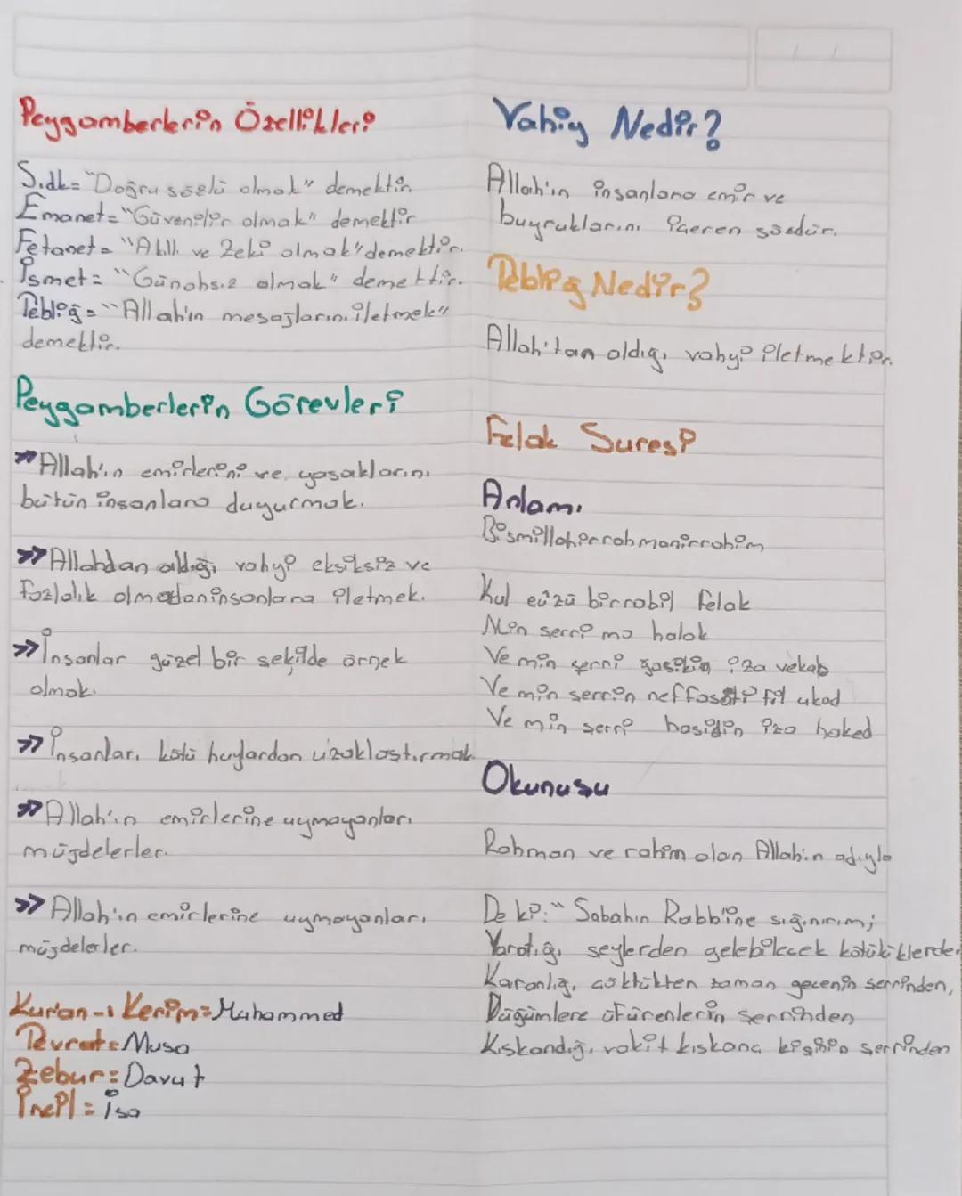 Din kültürü 6.Sınıf 1. Ünite