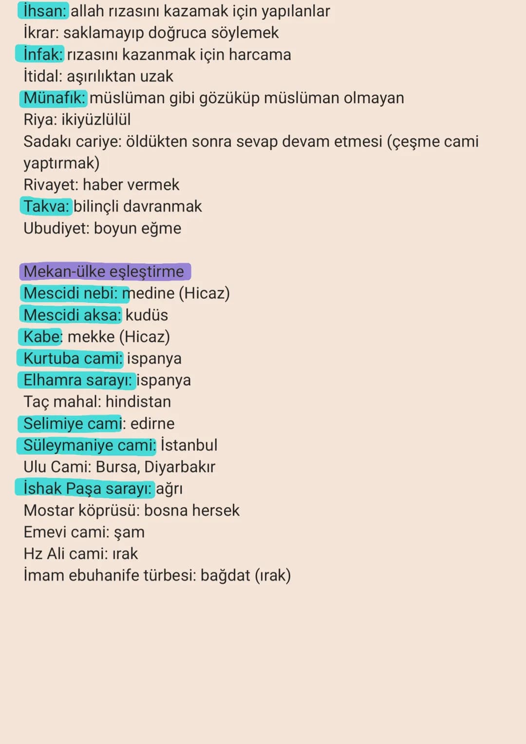 Tyt Din kültürü ve ahlak bilgisi notları
Zati Sıfatlar (sadece Allah)
Vücud: Var olmak
Kidem: Başlangıcı yok
Beka:(Baki) sonu yok
→ Vahdaniy