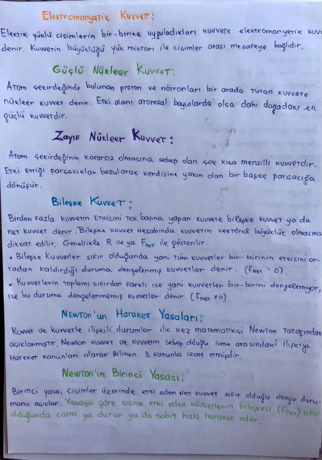al
Bir cismin Harekerini, yönünü, şeklini Ve Hizini değiştire bilen Erkiye Kuvver/denir.
Kuvvet vektörel bir büyüklüktür.
o
File gösterilir.