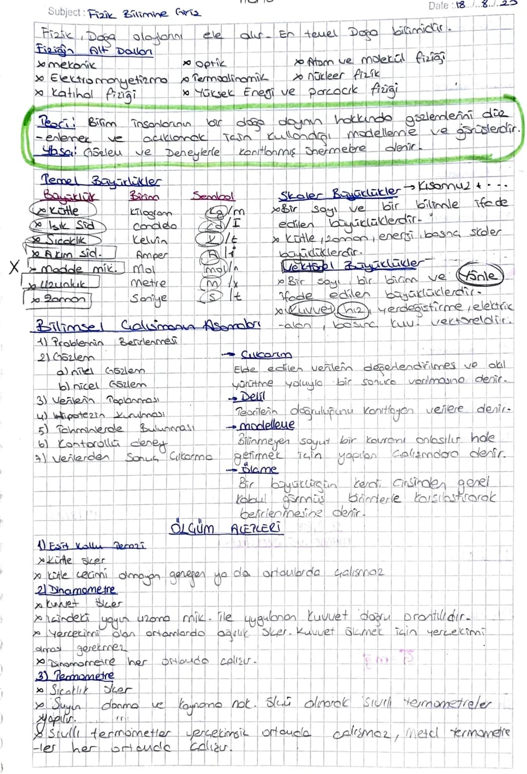 Subject: Fizik Bilimine Giris
Fizik, Doga Olaylanar
Fiziğin Alf Dallon
xmekonik
ele
x Optik
Date:18 ...8...
aur. En temel Dogo bilimidar.
Mu