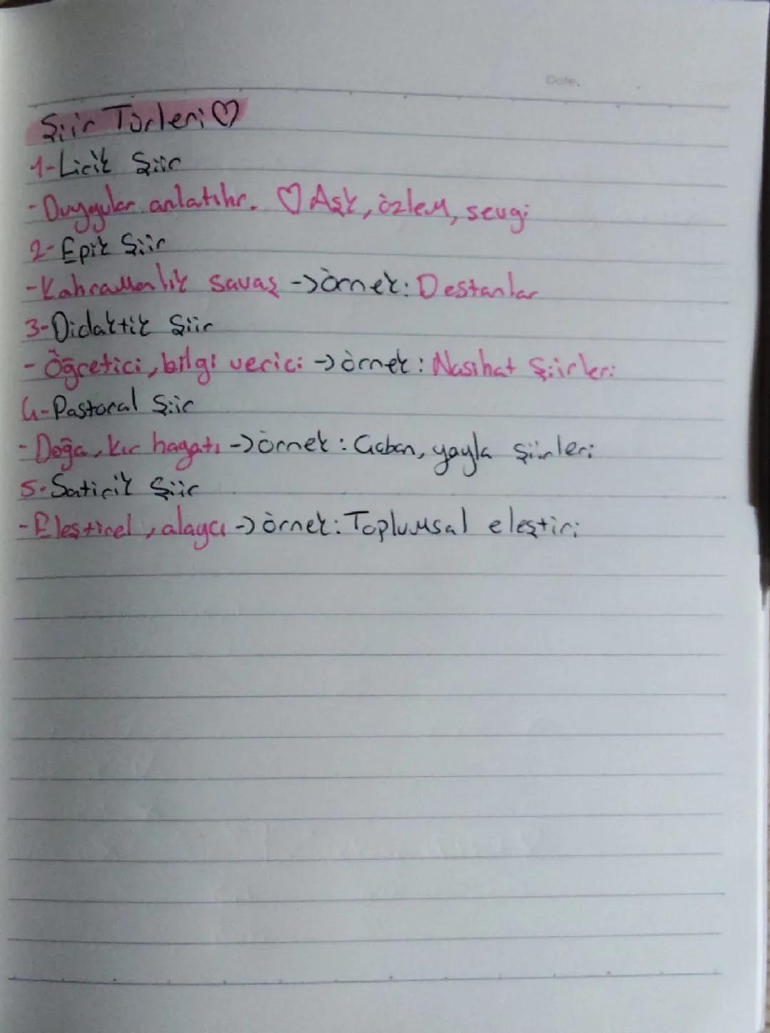 Dota

Şiir Türleni
Epik Şiir: Savaş, kahramanlik, yläitlik olan kısaca Milletlere
özgü özellikler: taşır.
Lirik şiir: Heyecan, duygu ve düşü