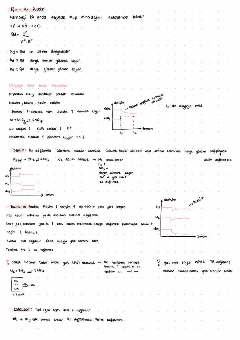 denge
Kimyasal Denge
Sistem kapalı olmalı
sicaklik sabit olmalı
* CO (g) + 2H2(g) = (H3 OH (g).
H₂O(s) = H₂O (9)
min enerji max düzensizlik 