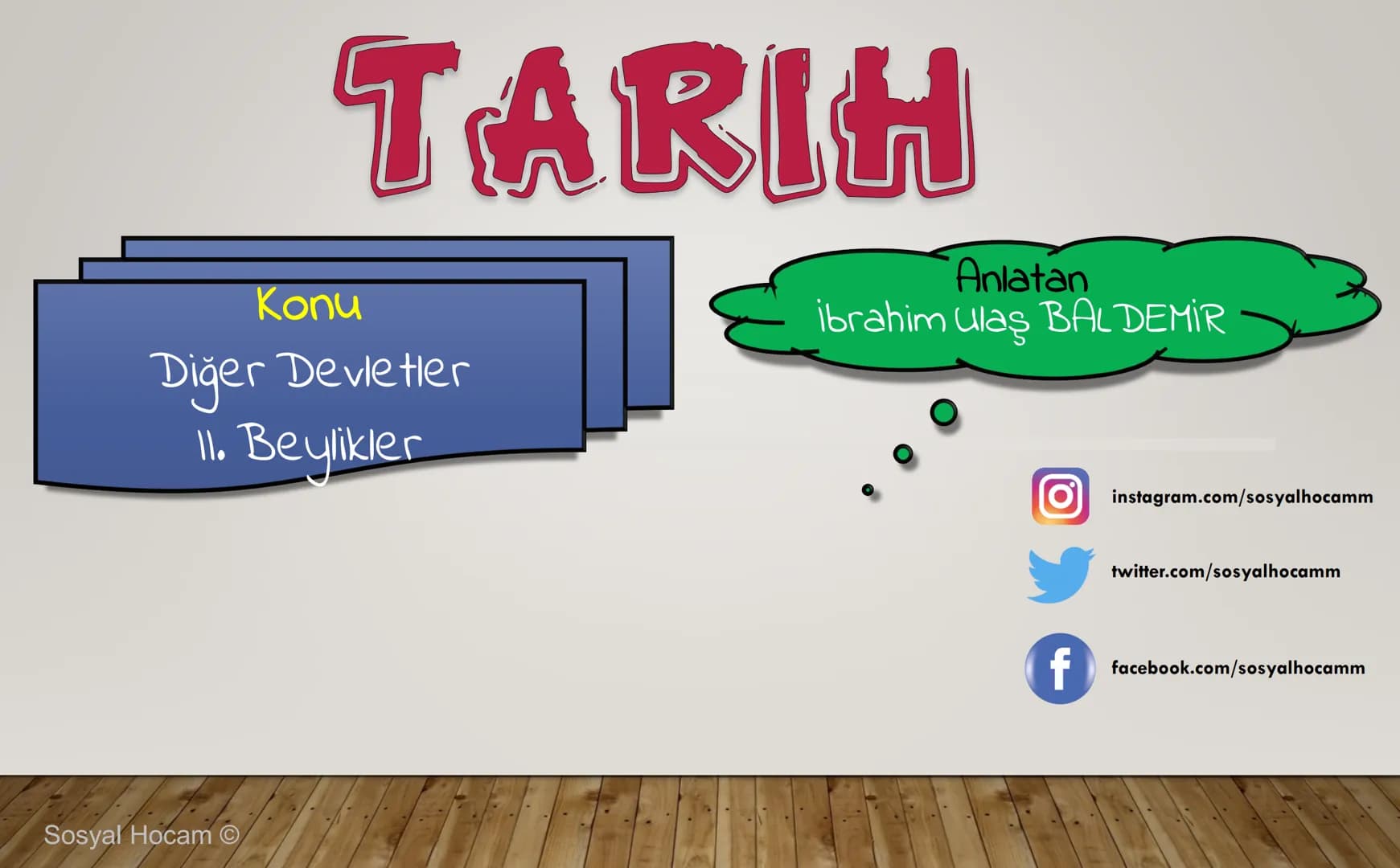 --- OCR Start ---
TARIH
Konu
Tarih ve Zaman
Anlatan
İbrahim Ulaş BALDEMİR
DİKKAT
Değerli hocalarım, bu çalışma slayt düzeninde
hazırlanmıştı