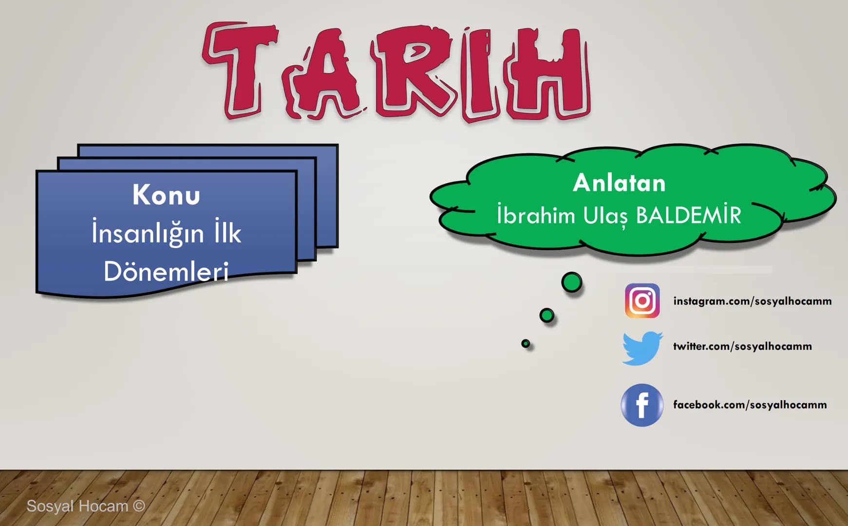 --- OCR Start ---
TARIH
Konu
Tarih ve Zaman
Anlatan
İbrahim Ulaş BALDEMİR
DİKKAT
Değerli hocalarım, bu çalışma slayt düzeninde
hazırlanmıştı