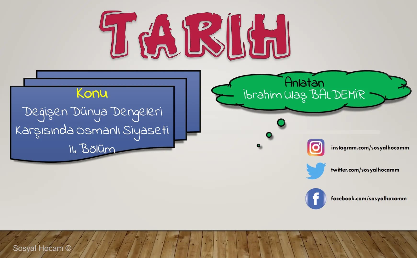 --- OCR Start ---
TARIH
Konu
Tarih ve Zaman
Anlatan
İbrahim Ulaş BALDEMİR
DİKKAT
Değerli hocalarım, bu çalışma slayt düzeninde
hazırlanmıştı
