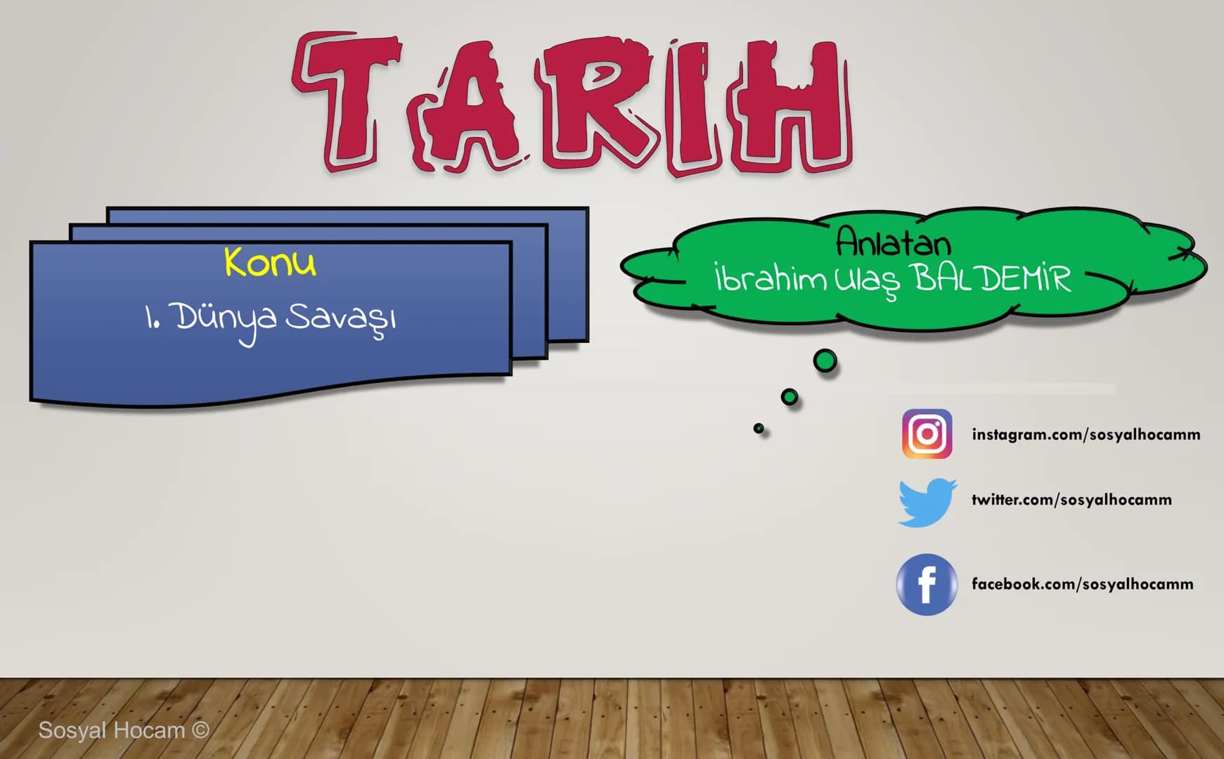--- OCR Start ---
TARIH
Konu
Tarih ve Zaman
Anlatan
İbrahim Ulaş BALDEMİR
DİKKAT
Değerli hocalarım, bu çalışma slayt düzeninde
hazırlanmıştı