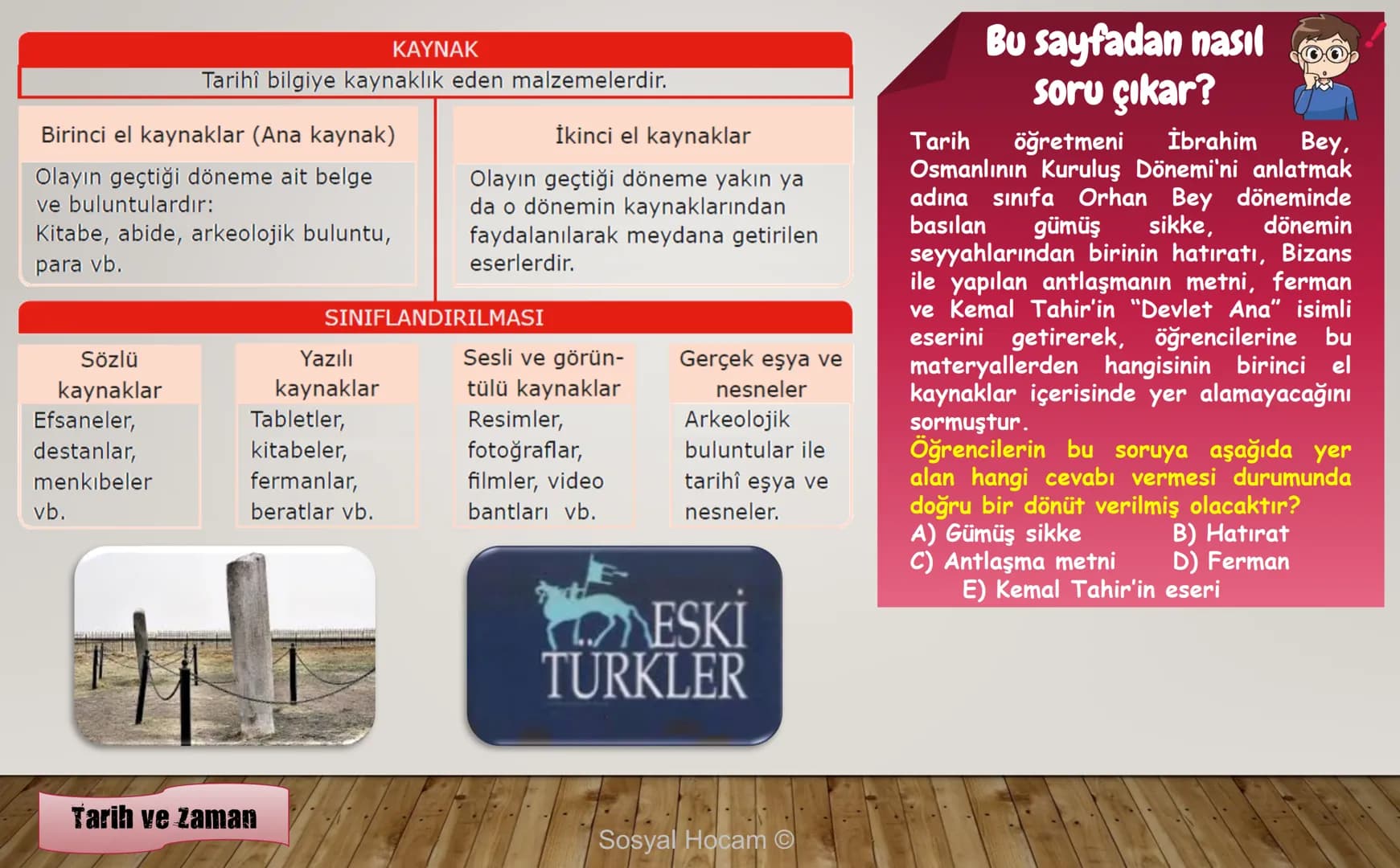 --- OCR Start ---
TARIH
Konu
Tarih ve Zaman
Anlatan
İbrahim Ulaş BALDEMİR
DİKKAT
Değerli hocalarım, bu çalışma slayt düzeninde
hazırlanmıştı