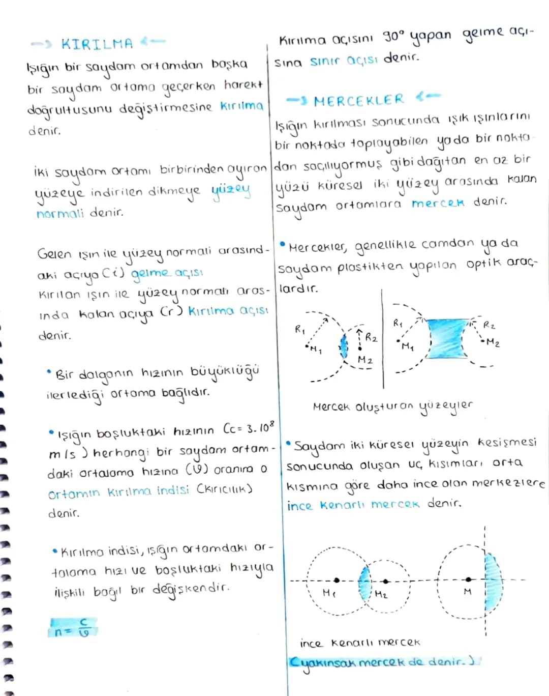 OPTİK
Işık ve ışık olaylarını inceleyen fizi-
gin alt dalina optik denir.
-IŞIK ŞİDDETİ -
birim zamanda belirli bir doğrultu-
da yayılan işı