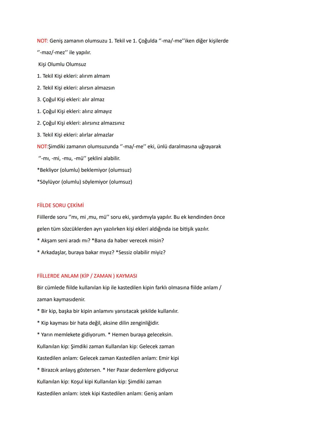 # FİİLDE KİŞİ

Kişi (Şahıs) Ekleri

Eylemin hangi kişi tarafından yapıldığını belirten eklerdir. Türkçemizde üç
tekil, üç çoğul olmak üzere 