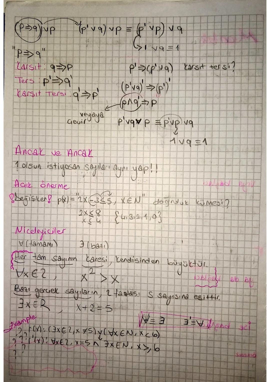 Montik
kesin hüküm
Değili columsuzu
1 = 0 6=1
=P
(PAG) A (PAG)
рло
Veya baglay
OF
P
n tane önerme
n=2
2
2=4
4 adet önerme
Ve bağlay
I olması