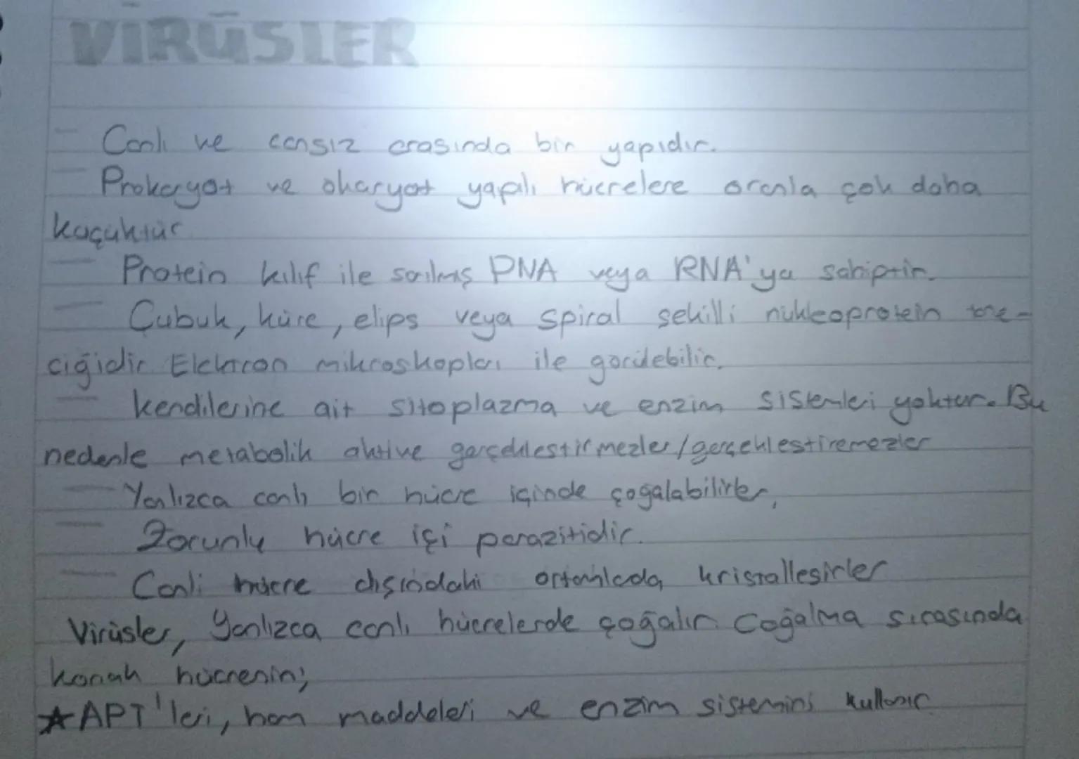 : VIRUSLER
cansız crasında bir yapıdır.
Cool ve
Prokaryot ve
oharyat yapılı hücrelere oranla çok daha
kaçaktur
Protein kif ile salms PNA vey