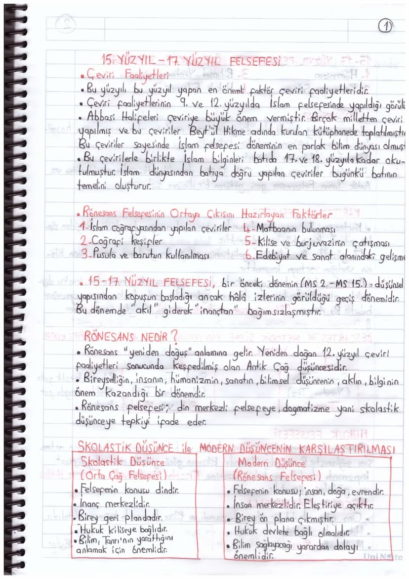 1
B
°
15. YÜZYIL-17 YÜZYIL FELSEFESİ Y Ft-al
• Geviri Faaliyetleri trak
E
•Bu yüzyılı bu yüzyıl yapan en önemli faktör çeviri faaliyetleridi