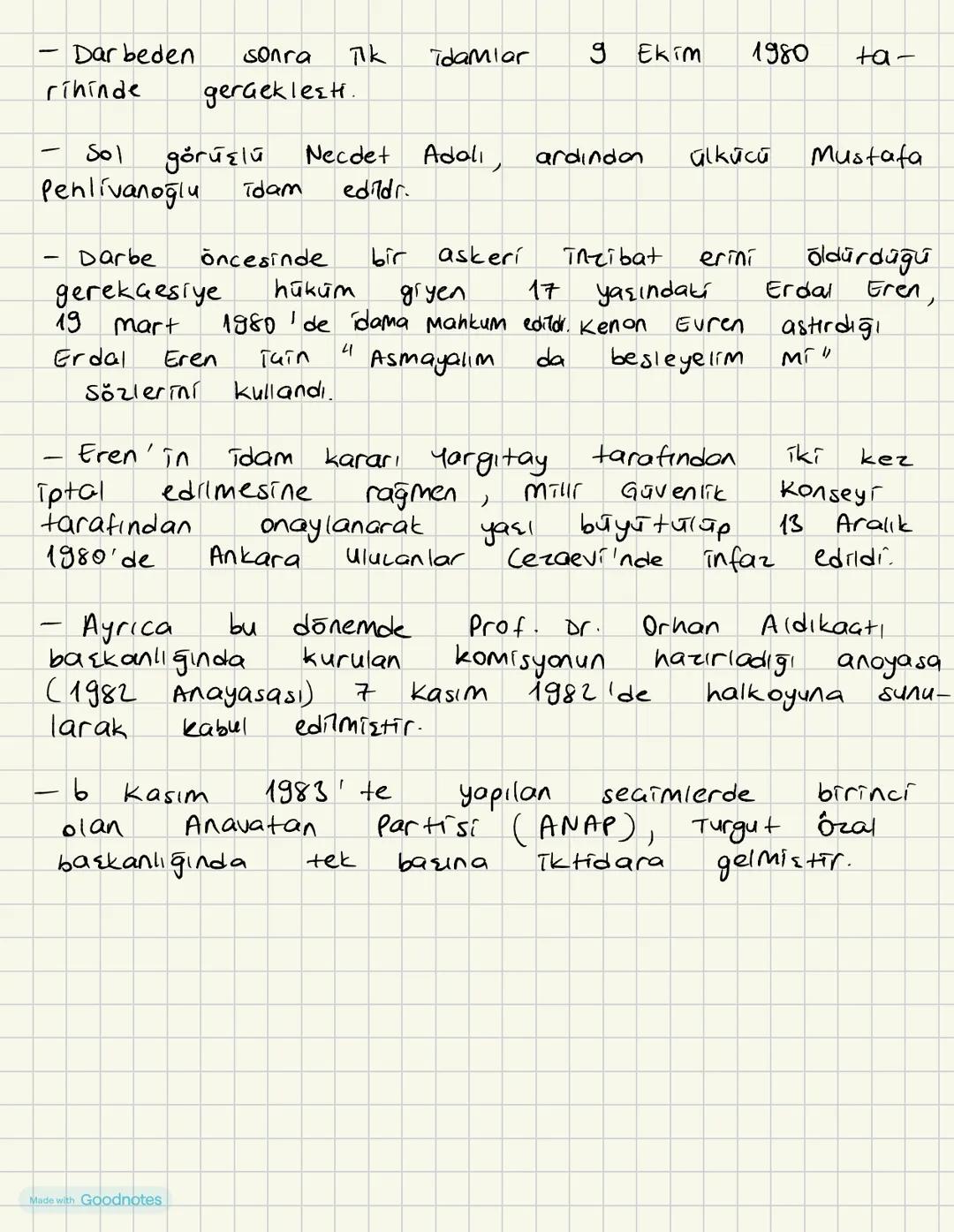 12
EYLÜL 1980
VE
ASKERT
MUDAHELEST
SONRASI
12 Eylül 1980
Darbesi
Milli
Güvenlik Konsey
-
1970'lerin
ikinci
yarısından
itibaren
Türkiye'de
si