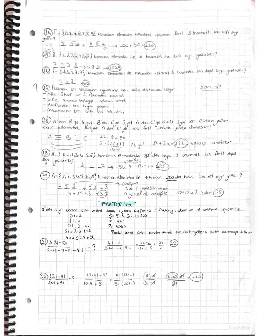 10. Sınıf Matematik 1. Dönem Konuları ve Yazılı Hazırlığı