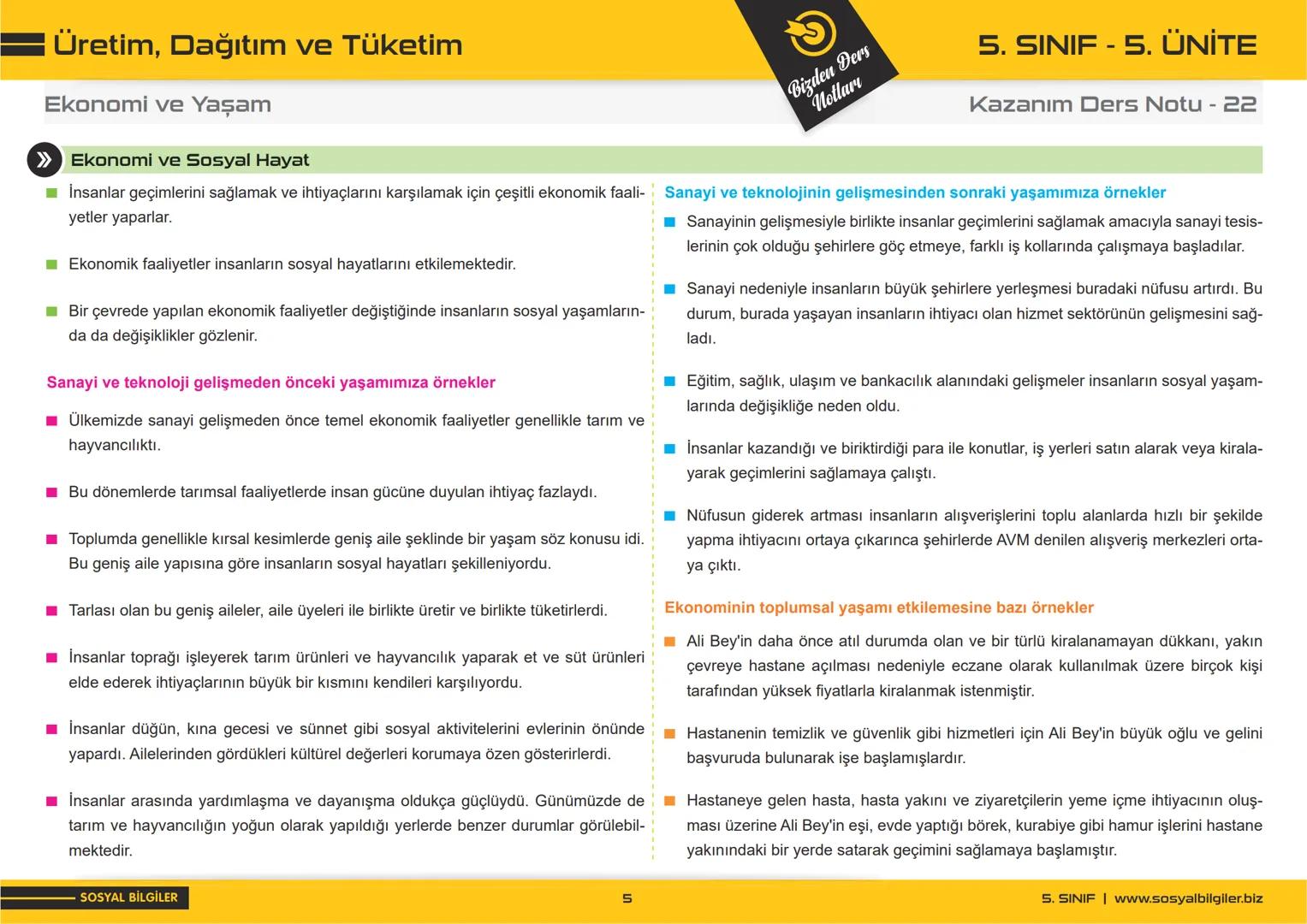 5.SINIF
1, 2, 3, 4, 5 ve
6.ÜNİTE
DERS NOTLARI
sosyalbilgiler.biz
Şeyhmus Yüce ## 5.SINIF
## I.ÜNITE
# DERS NOTLARI
sosyalbilgiler.biz       