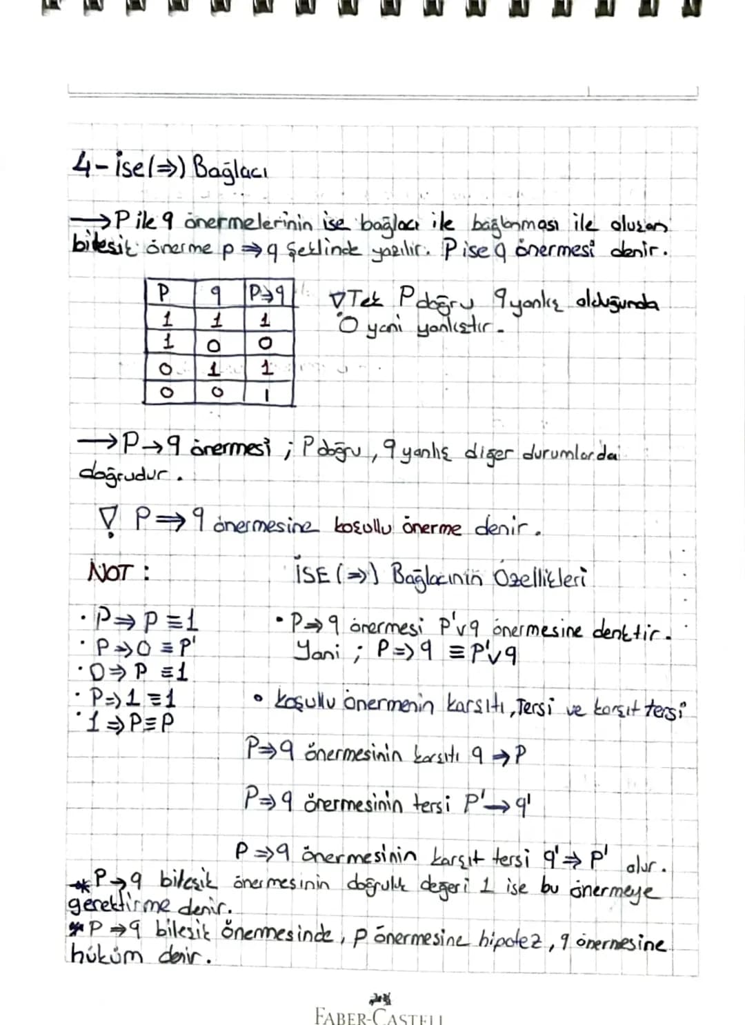 MATEMATİK Konu ÖZETİ
→ Mantık
•önerme
>Doğru ya da yanlış kesin hotum bildiren ifadelere önerme denir
>Önermeler genellikle p, q,r, S.... gi