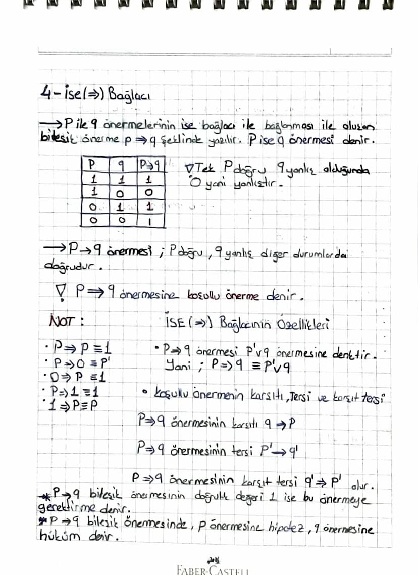 MATEMATİK Konu ÖZETİ
→ Mantık
•önerme
>Doğru ya da yanlış kesin hotum bildiren ifadelere önerme denir
>Önermeler genellikle p, q,r, S.... gi