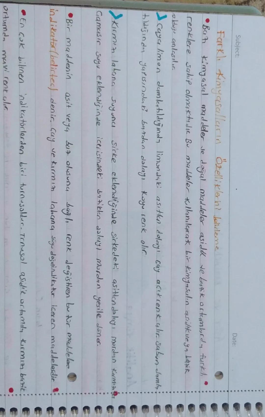 Subject

KIMYA HAYAT TIR
Date:

GÜNLÜK Yaşamda kimya
•Günlük hayatımızda yeme, jame gibi kişisel ihtiyaclardan, temizlik malzemeleri
den, el