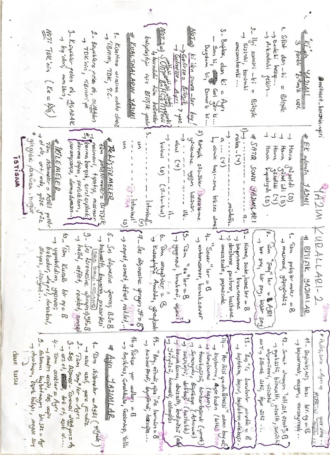 #Büyük HARF
KULLANIMI
1- Camlelerin ilk sözcüğü
→Gelen gideni aratır.
2016 sonbaharında....
(2- (-), (!), (?) 'den sonra}
3- Özel Adlar Kişi