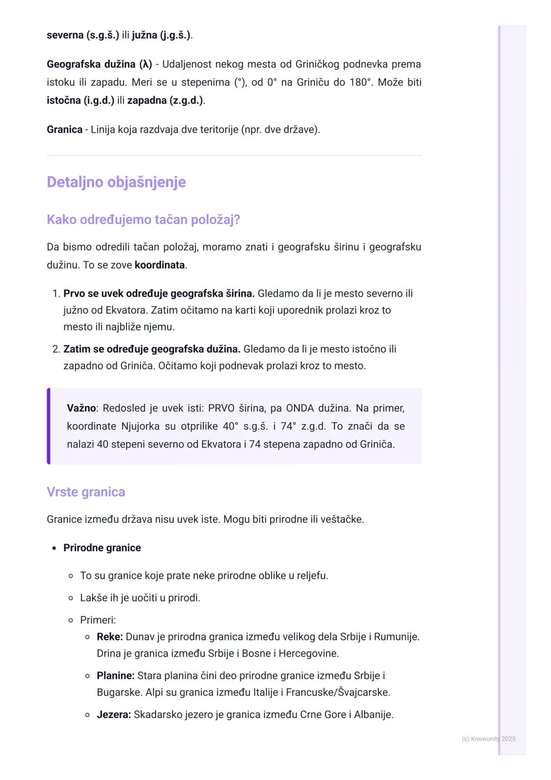 # Geografski položaj i granice

Uvod u geografski položaj

Geografski položaj je kao adresa za bilo koje mesto na planeti Zemlji. Da bismo
t