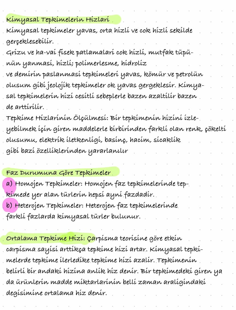 CARPISMA TEORISI
Kimyasal türlerin carpismasini ve tepkime hizini açıklayan teori.
carpisma teorisidir.
Tepkimeye giren kimyasal türler ne k