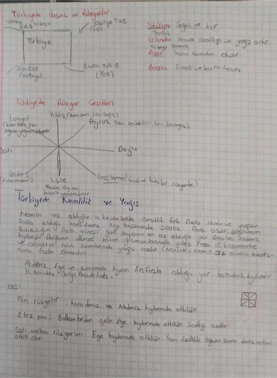 Türkiyenin iklimini etkileyen Etmenler
①Nutbok keam
Orta
kusok to
yer
- Bakı yönü Güneydir.
alır bu nedenle dört mevsim belirgin yasonır.
-B