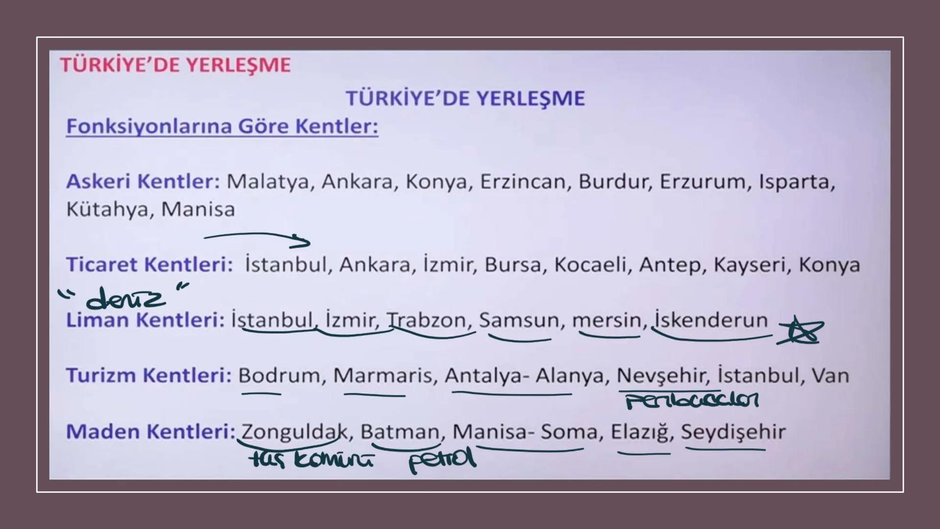 TÜRKİYE'DE NÜFUS Sınırları belli bir alanda belli bir zaman diliminde yaşayan insan sayısına nüfus
denir.
▸ Demografik Yatırımlar: Nüfusa ya