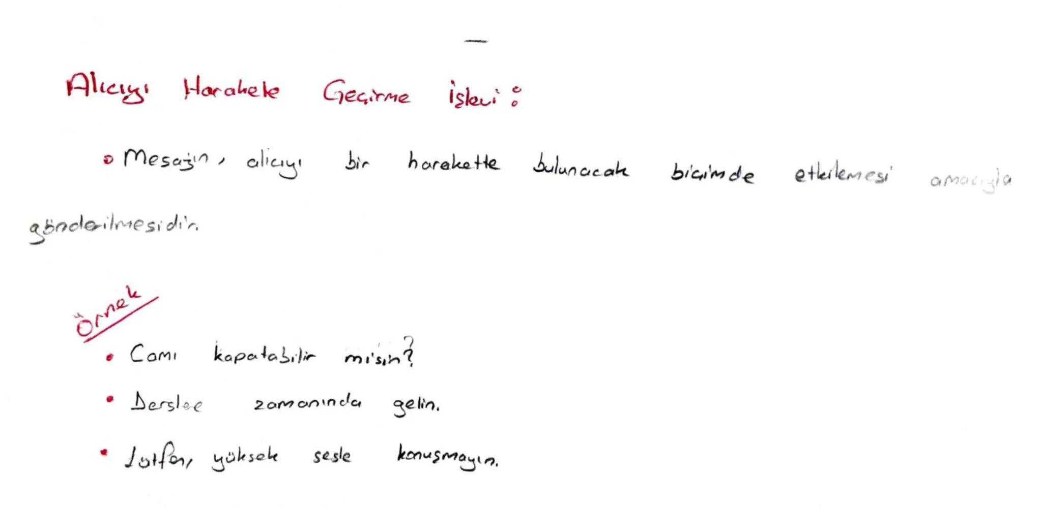 Dilin
İşlevleri

Göndergesel islev Bu işleude dil bilgi vermek bir seyi açıklamak
ya da bir düşünceyi aktormak amacıyla kullanılır. Bu sözcü