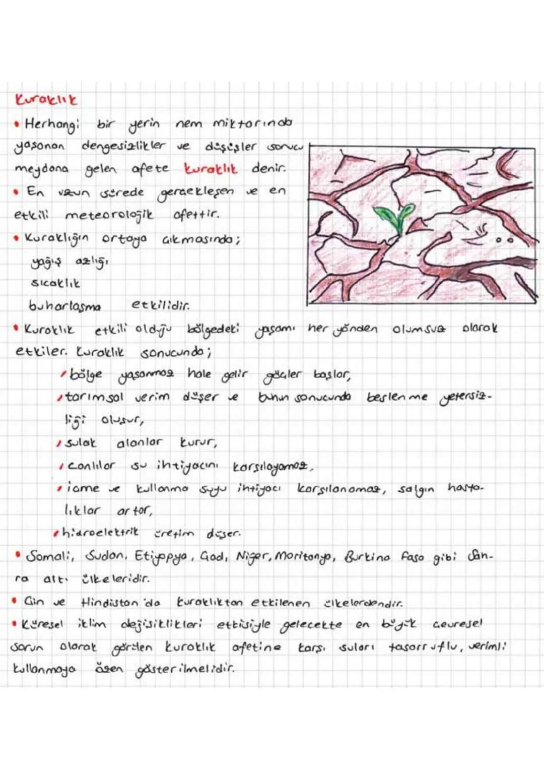 Can ve
DOĞAL AFETLER
mal kayıplarına neden olan doğa olaylarına doğal
af et denir.
Doğal afetler yeryüzünde her zaman görülse de insanın doğ