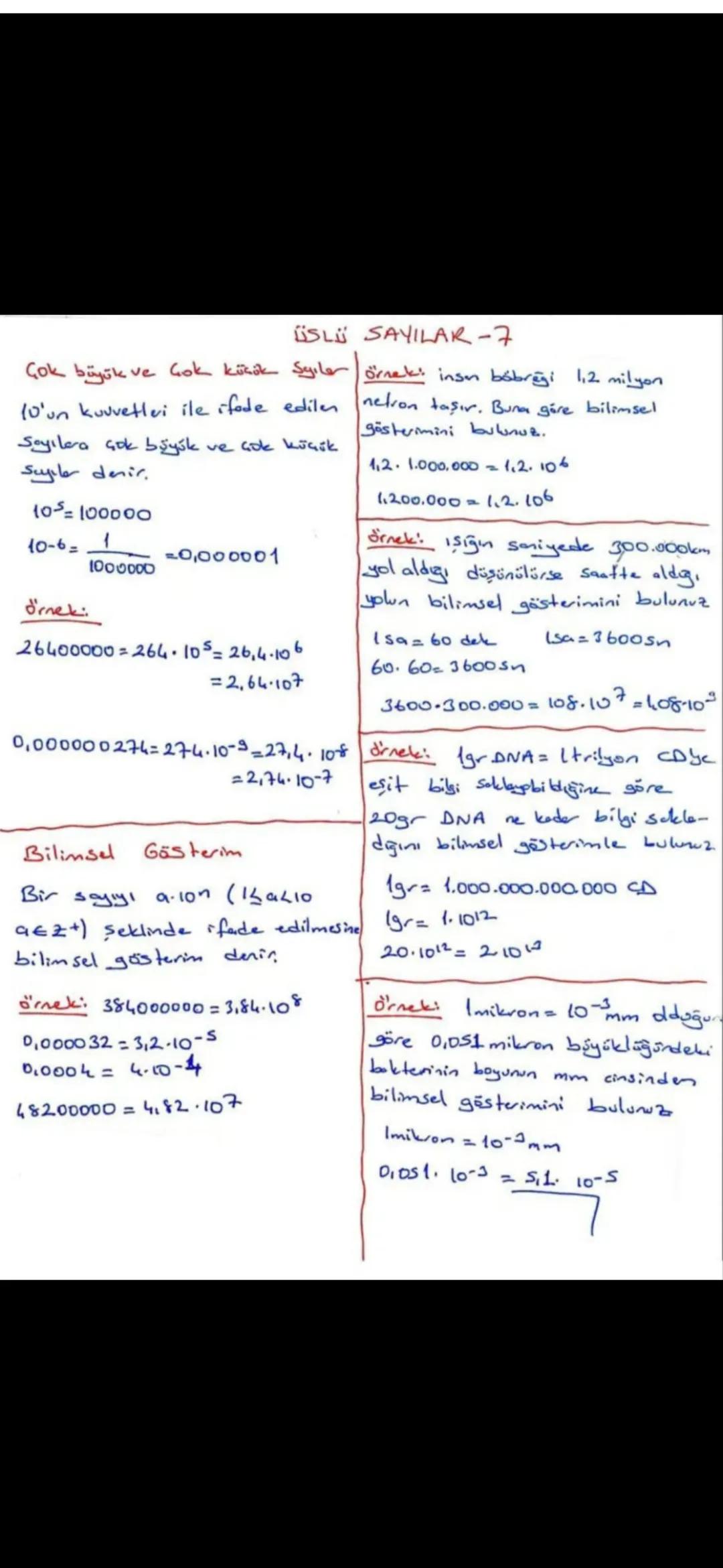 ÜSLÜ SAYILAR-1
GER ve nEN+ olmak üzere,
n tane
a sayısının Garpımı
an ile
gösterilir.
a'ya taban.
nye üs (kuvvet) denir.
(کش)
a^= a. a.a.
9
